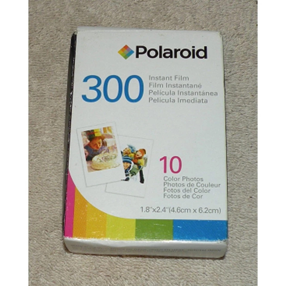 Polaroid 300 Color Print Film 10 Exposures Expired 2012 FREE Ship - Image 1 of 1