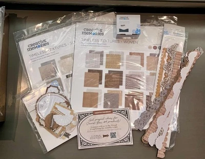 Creative Memories 2025 Secret Box 4 - Texturas atemporales y cartucho de vieira ondulada Foto 1 de 2