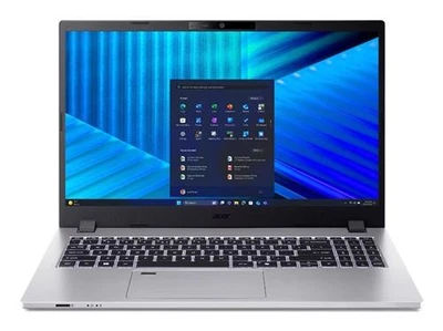 Acer TravelMate P2 15.6" FHD Intel Ultra 7 16GB 512GB SSD Win11Pro Silver Laptop - Immagine 1 di 4