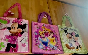 (Lor Of 3) Disney Reusable Tote Bags Disney Store NWT - Picture 1 of 4