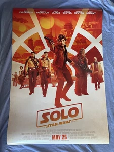 Star Wars Story: Solo Original Movie Poster / One Sheet DS 27x40 - Picture 1 of 2