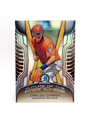 2014 Bowman Chrome Mini Carlos Correa Future Of The Franchise Astros FF-CC RC - Image 1 of 2