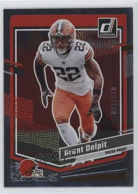 2023 Panini Donruss Press Proof Silver /100 Grant Delpit #66 - Image 1 of 2