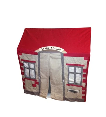Pottery Barn Kids Retired Train Playhouse Fort - Image 1 of 4