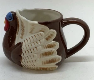 SPRITZ 3D Thanksgiving Turkey Ceramic Coffee Mug - Picture 1 of 6