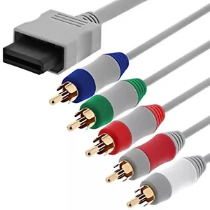 Wii Component HD AV Cable To HDTV 480P For Wii U And Wii Wii - Picture 1 of 3