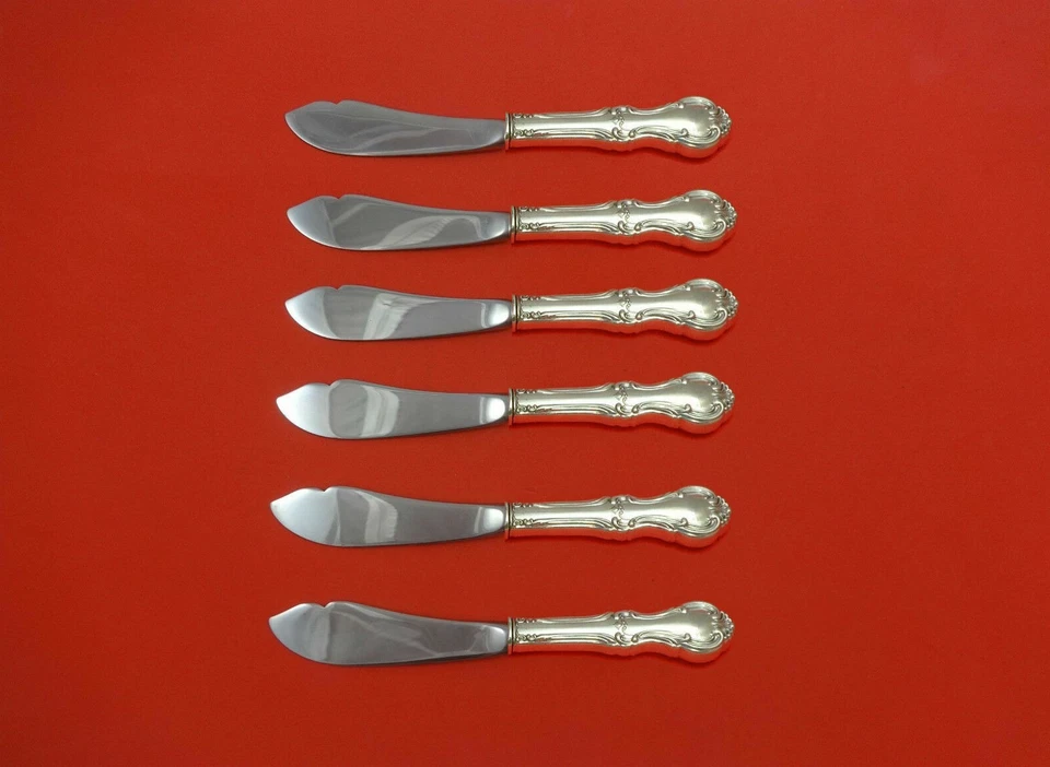 Joan of Arc by International Sterling Silver Trout Knife Set HHWS 6pc Custom — 第 1/1 张图片