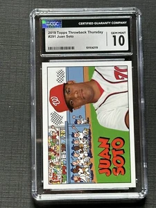 2019 Topps Throwback Thursday #291 Juan Soto CGC 10 GEM MINT Low PR - Picture 1 of 2