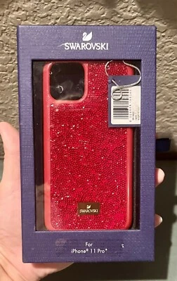 施华洛世奇水晶 5481454 智能手机保护壳 iPhone 11 Pro 红色 开箱 E — 第 1/2 张图片