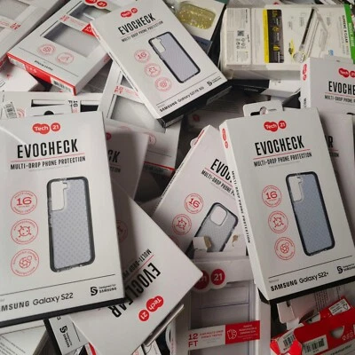 Lot of 125 Wholesale Galaxy iPhone Tech21 Cases - Image 1 of 2