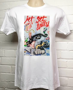 Jet Set Willy T-shirt Image from 80's ZX Spectrum Computer game cover. - Picture 1 of 1