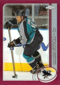 Refractores cromados Topps 2002-03 #136 Marco Sturm - Imagen 1 de 2