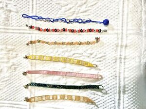 Estate Lot Of 7 Beaded Bracelets Boho Modern