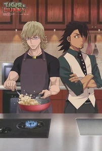 póster promocional Kimi to Boku Tiger & Bunny anime Yuta Yuta Asaba Yuuki Kaburagi - Imagen 1 de 2