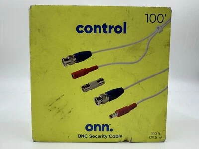 Onn 100 Ft BNC Security Cable **Brand New** For Security Systems - Image 1 of 4
