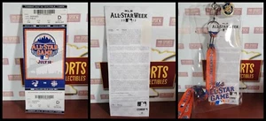 2013 ASG All Star Game Ticket Stub New York Mets Citi Field + Lanyard and Lapel - Picture 1 of 1