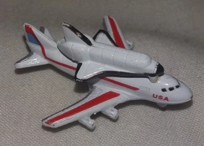 Micro Machines Boeing 747 Shuttle Transport Space Travel & NASA Galoob - Image 1 of 4