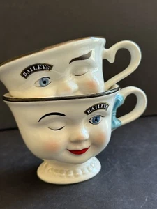 Baileys Irish Cream YUM Cup Winking Eye Face Mr and Mrs Tea Coffee Mug - Picture 1 of 24