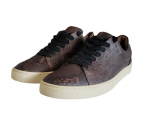 Frye Women's Ivy Low Lace Dark Brown Fashion Sneaker Size US 9 M 71273 - Picture 1 of 11