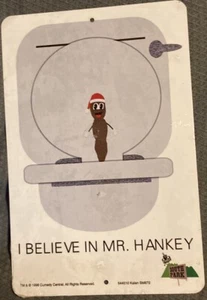 1998 Comedy Central "I Believe In Mr. Hankey" Metal Sign 12" X 8" NOS Sealed - Picture 1 of 2