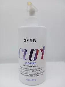 Suero natural vital Curl Wow Curl Flo-etry 10 fl oz/295 ml nuevo sin caja - Imagen 1 de 2