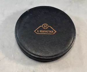 Two Vintage Leather Lens Caps: Rodenstock and Goerz - Picture 1 of 8
