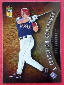 2001 Topps Ivan Rodriguez #TRC11 -A Tradition Continues insert (Rangers) - Picture 1 of 2