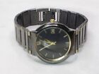 Pre-Owned Pulsar Wristwatch Date Time Vx42-X106 Black W/ Gold Accent