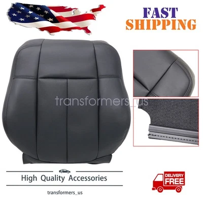 Cubierta de asiento trasero inclinada de cuero perforado para pasajero Infiniti M35 M45 2006-2010 Foto 1 de 4