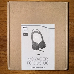 Plantronics - Voyager Focus UC (Poly) - Casque Bluetooth double oreille (stéréo) - Photo 1 sur 2