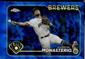 2024 Topps Chrome Sapphire Edition #240 Andruw Monasterio - Picture 1 of 2