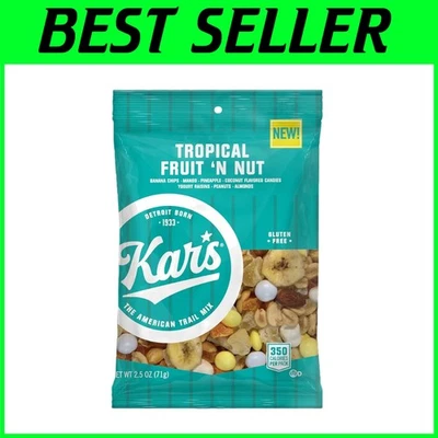 Kar's Nuts Mezcla de Frutas Tropicales Sin Gluten 'N Nut Trail - Paquete a Granel de 42 Snacks Foto 1 de 4