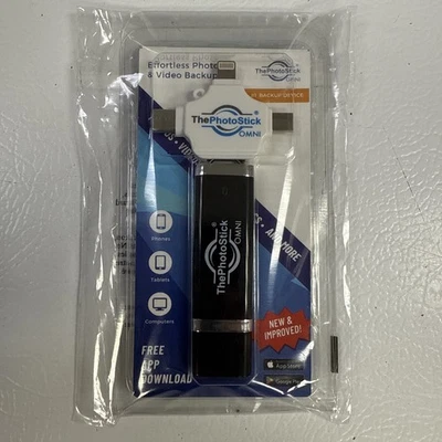 ThePhotoStick Omni 128GB For All Devices, PCs, Laptops, Cell Phones & Tablets - Image 1 of 2