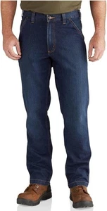 Carhartt - Men's Rugged Flex Relaxed Fit Utility Jean, Blue, 36x30 - Picture 1 of 1