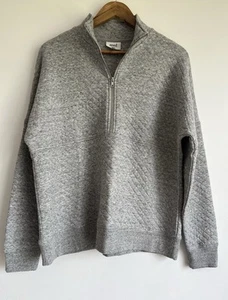 Seed Heritage Jumper Womens Size L Grey Half Zip Sweater - Picture 1 of 4
