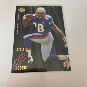 CURTIS MARTIN ROOKIE 1995 UPPER DECK ROOKIE CARD #30 PATRIOTS HOF - Picture 1 of 2