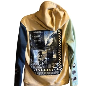 The Brooklyn Circus A Way Out There Colorblock Hoodie Men’s Small - Picture 1 of 3