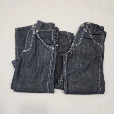 Pantalones de mezclilla vintage Sears Toughskins azul oscuro niños 8 ajustados años 80 70 alterados como están Foto 1 de 4