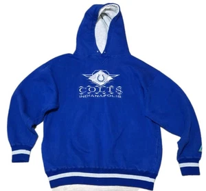 Logo Atlético Indianapolis Colts Sudadera con Capucha Para Hombre Talla XL Pullover NFL Chaqueta De Colección - Imagen 1 de 6