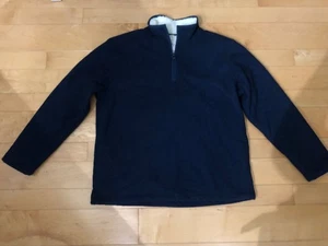 ORVIS Men's Navy 1/4 Zip Top Size Large - Picture 1 of 3