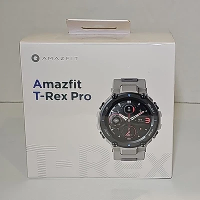 Amazfit T-Rex Pro Smart Watch 1.3” Display GPS Fitness Watch - Grey, New Sealed! - Image 1 of 4
