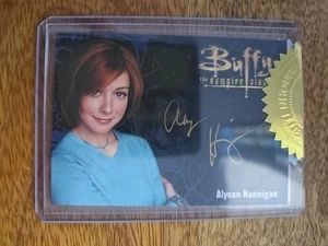 Buffy Ultimate Collector's Set Alyson Hannigan Gold Ink Autograph - Picture 1 of 1