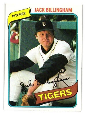 1980 Topps - #603 Jack Billingham - Image 1 of 2