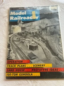 Model Railroader Magazine December 1958 Vintage HO Scale Trains Varney - Picture 1 of 2