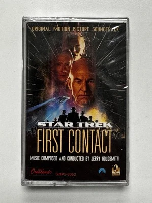Star Trek First Contact TNG Cassette Movie Soundtrack Music by Jerry Goldsmith - Image 1 of 3
