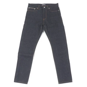 Christian Dior x Sacai Men's Denim Pants Leather Jeans Indigo Blue 28 Japan - Picture 1 of 12