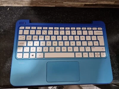 J123 Hp 11-d000na Netbook Keybaord Assebky Plus Bottom Tray  - Image 1 of 4