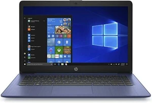 HP Stream 14-Inch Touchscreen Laptop, AMD Dual-Core A4-9120E Processor, 4 GB SDR - Picture 1 of 5