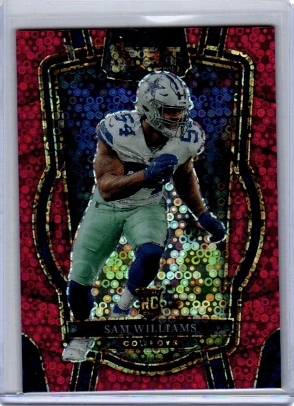 2022 Panini Select - Club Level Red Disco Prizm #276 Sam Williams /49 (RC) - Image 1 of 2