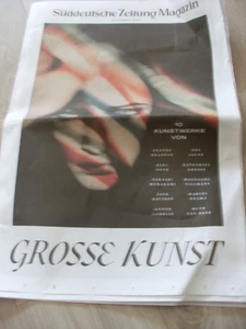 Süddeutsche Zeitung Magazin Beilage Große Kunst Dez. 2023, Shapton, Jaune, Corbi - Bild 1 von 1